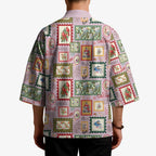 Aussie Birds Christmas La La Land Kimono Pink Vintage Stamp Edition - Aussie Hoodie