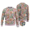 Aussie Birds Christmas La La Land Ugly Christmas Sweater Pink Vintage Stamp Edition - Aussie Hoodie