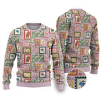 Aussie Birds Christmas La La Land Ugly Christmas Sweater Pink Vintage Stamp Edition - Aussie Hoodie