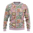 Aussie Birds Christmas La La Land Ugly Christmas Sweater Pink Vintage Stamp Edition - Aussie Hoodie