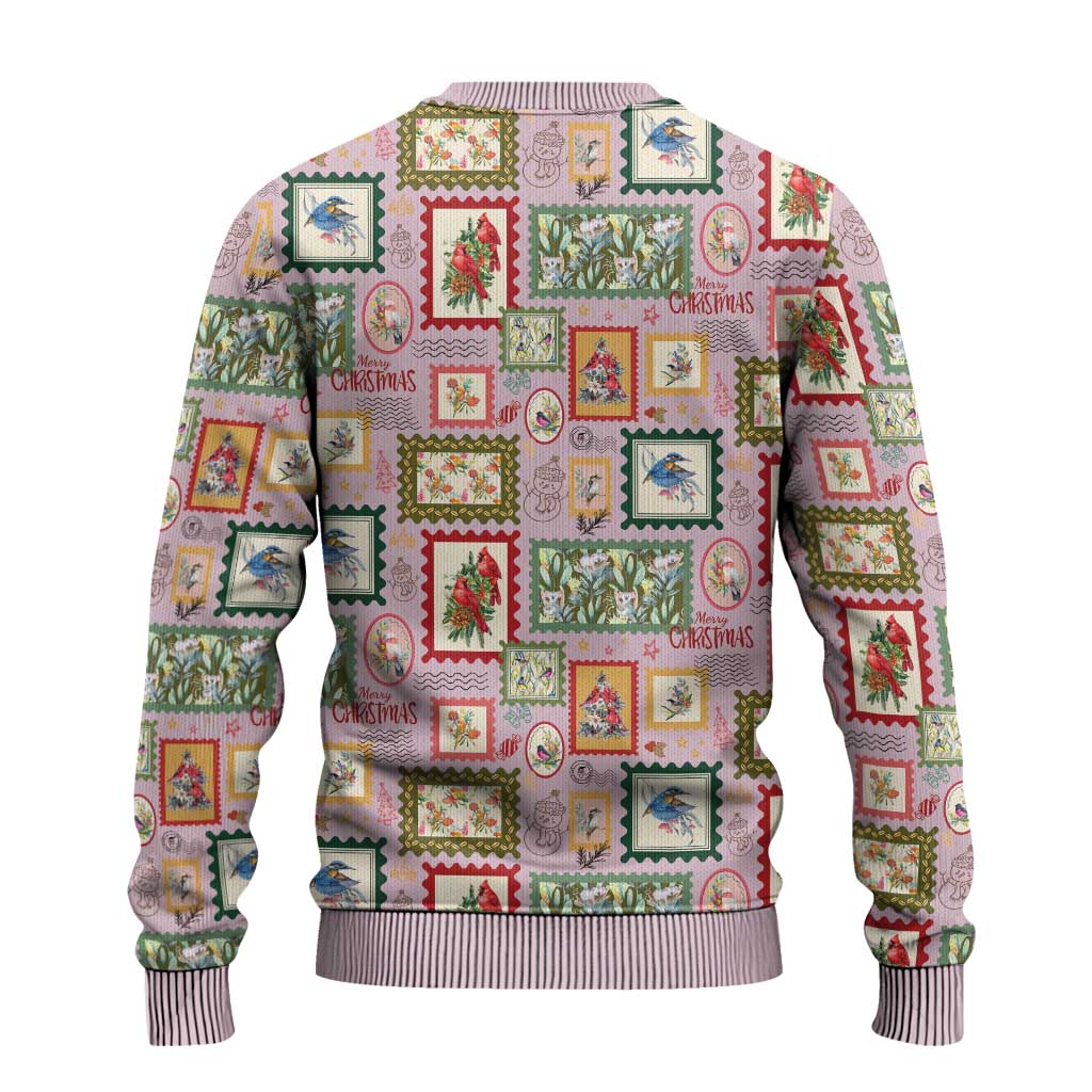 Aussie Birds Christmas La La Land Ugly Christmas Sweater Pink Vintage Stamp Edition - Aussie Hoodie