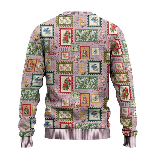 Aussie Birds Christmas La La Land Ugly Christmas Sweater Pink Vintage Stamp Edition - Aussie Hoodie