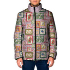 Aussie Birds Christmas La La Land Padded Jacket Pink Vintage Stamp Edition - Aussie Hoodie