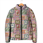 Aussie Birds Christmas La La Land Padded Jacket Pink Vintage Stamp Edition - Aussie Hoodie