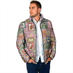 Aussie Birds Christmas La La Land Padded Jacket Pink Vintage Stamp Edition - Aussie Hoodie