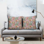 Aussie Birds Christmas La La Land Pillow Cover Pink Vintage Stamp Edition - Aussie Hoodie