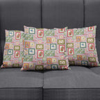 Aussie Birds Christmas La La Land Pillow Cover Pink Vintage Stamp Edition - Aussie Hoodie