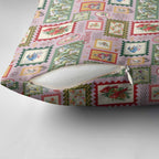 Aussie Birds Christmas La La Land Pillow Cover Pink Vintage Stamp Edition - Aussie Hoodie