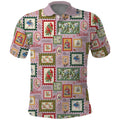 Aussie Birds Christmas La La Land Polo Shirt Pink Vintage Stamp Edition - Aussie Hoodie