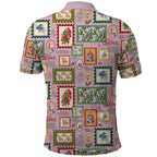 Aussie Birds Christmas La La Land Polo Shirt Pink Vintage Stamp Edition - Aussie Hoodie