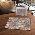 Aussie Birds Christmas La La Land Puzzle Pink Vintage Stamp Edition - Aussie Hoodie