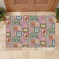 Aussie Birds Christmas La La Land Rubber Doormat Pink Vintage Stamp Edition - Aussie Hoodie