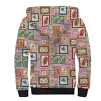 Aussie Birds Christmas La La Land Sherpa Hoodie Pink Vintage Stamp Edition - Aussie Hoodie