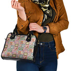 Aussie Birds Christmas La La Land Shoulder Handbag Pink Vintage Stamp Edition - Aussie Hoodie