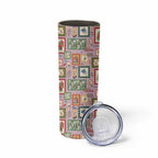 Aussie Birds Christmas La La Land Skinny Tumbler Pink Vintage Stamp Edition - Aussie Hoodie