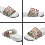 Aussie Birds Christmas La La Land Slide Sandals Pink Vintage Stamp Edition - Aussie Hoodie
