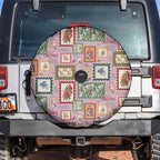 Aussie Birds Christmas La La Land Spare Tire Cover Pink Vintage Stamp Edition - Aussie Hoodie