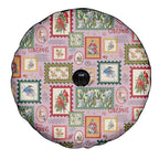 Aussie Birds Christmas La La Land Spare Tire Cover Pink Vintage Stamp Edition - Aussie Hoodie