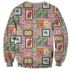 Aussie Birds Christmas La La Land Sweatshirt Pink Vintage Stamp Edition - Aussie Hoodie