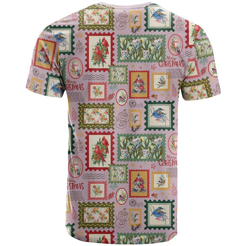 Aussie Birds Christmas La La Land T Shirt Pink Vintage Stamp Edition - Aussie Hoodie