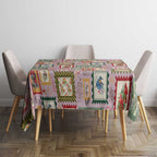 Aussie Birds Christmas La La Land Tablecloth Pink Vintage Stamp Edition - Aussie Hoodie