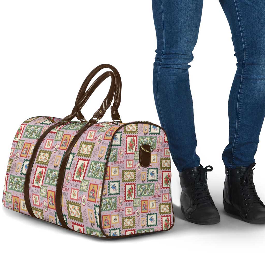 Aussie Birds Christmas La La Land Travel Bag Pink Vintage Stamp Edition - Aussie Hoodie