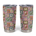Aussie Birds Christmas La La Land Tumbler Cup Pink Vintage Stamp Edition - Aussie Hoodie