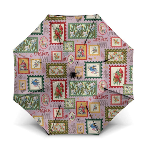 Aussie Birds Christmas La La Land Umbrella Pink Vintage Stamp Edition - Aussie Hoodie