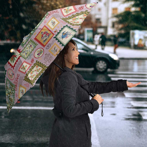 Aussie Birds Christmas La La Land Umbrella Pink Vintage Stamp Edition - Aussie Hoodie
