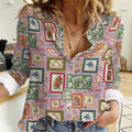 Aussie Birds Christmas La La Land Women Casual Shirt Pink Vintage Stamp Edition - Aussie Hoodie