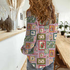 Aussie Birds Christmas La La Land Women Casual Shirt Pink Vintage Stamp Edition - Aussie Hoodie