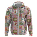 Aussie Birds Christmas La La Land Zip Hoodie Pink Vintage Stamp Edition - Aussie Hoodie