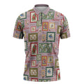 Aussie Birds Christmas La La Land Zipper Polo Shirt Pink Vintage Stamp Edition - Aussie Hoodie