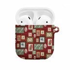 Aussie Birds Christmas La La Land AirPods Case Red Vintage Stamp Edition - Aussie Hoodie