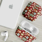 Aussie Birds Christmas La La Land AirPods Case Red Vintage Stamp Edition - Aussie Hoodie