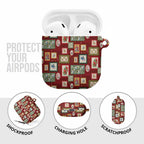 Aussie Birds Christmas La La Land AirPods Case Red Vintage Stamp Edition - Aussie Hoodie