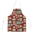Aussie Birds Christmas La La Land Apron Red Vintage Stamp Edition - Aussie Hoodie