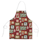 Aussie Birds Christmas La La Land Apron Red Vintage Stamp Edition - Aussie Hoodie