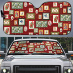 Aussie Birds Christmas La La Land Auto Sun Shade Red Vintage Stamp Edition - Aussie Hoodie