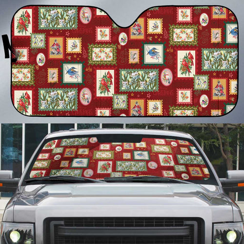 Aussie Birds Christmas La La Land Auto Sun Shade Red Vintage Stamp Edition - Aussie Hoodie