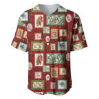 Aussie Birds Christmas La La Land Baseball Jersey Red Vintage Stamp Edition - Aussie Hoodie