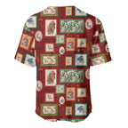 Aussie Birds Christmas La La Land Baseball Jersey Red Vintage Stamp Edition - Aussie Hoodie