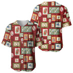 Aussie Birds Christmas La La Land Baseball Jersey Red Vintage Stamp Edition - Aussie Hoodie