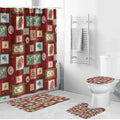 Aussie Birds Christmas La La Land Bathroom Set Red Vintage Stamp Edition - Aussie Hoodie
