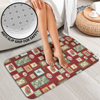 Aussie Birds Christmas La La Land Bathroom Set Red Vintage Stamp Edition - Aussie Hoodie