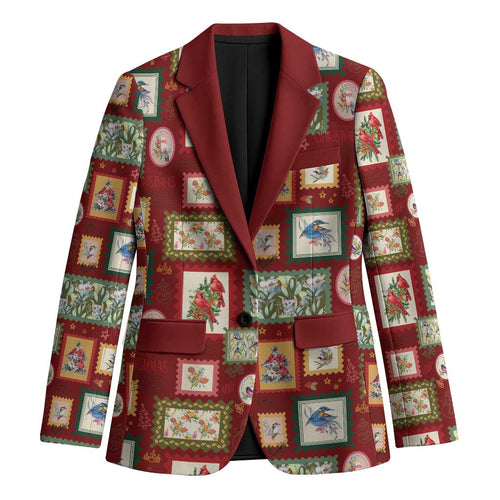 Aussie Birds Christmas La La Land Blazer Red Vintage Stamp Edition - Aussie Hoodie