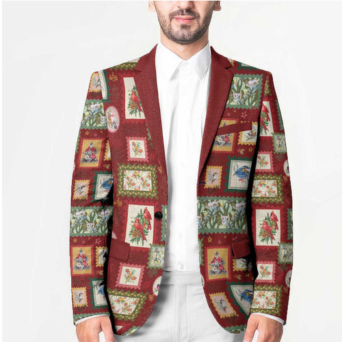 Aussie Birds Christmas La La Land Blazer Red Vintage Stamp Edition - Aussie Hoodie