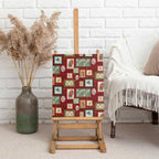 Aussie Birds Christmas La La Land Canvas Wall Art Red Vintage Stamp Edition - Aussie Hoodie