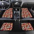 Aussie Birds Christmas La La Land Car Mats Red Vintage Stamp Edition - Aussie Hoodie