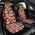 Aussie Birds Christmas La La Land Car Seat Cover Red Vintage Stamp Edition - Aussie Hoodie
